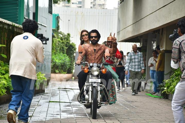 Rajkummar Rao and Triptii Dimri snapped at the trailer launch of Vicky Vidya Ka Woh Wala Video