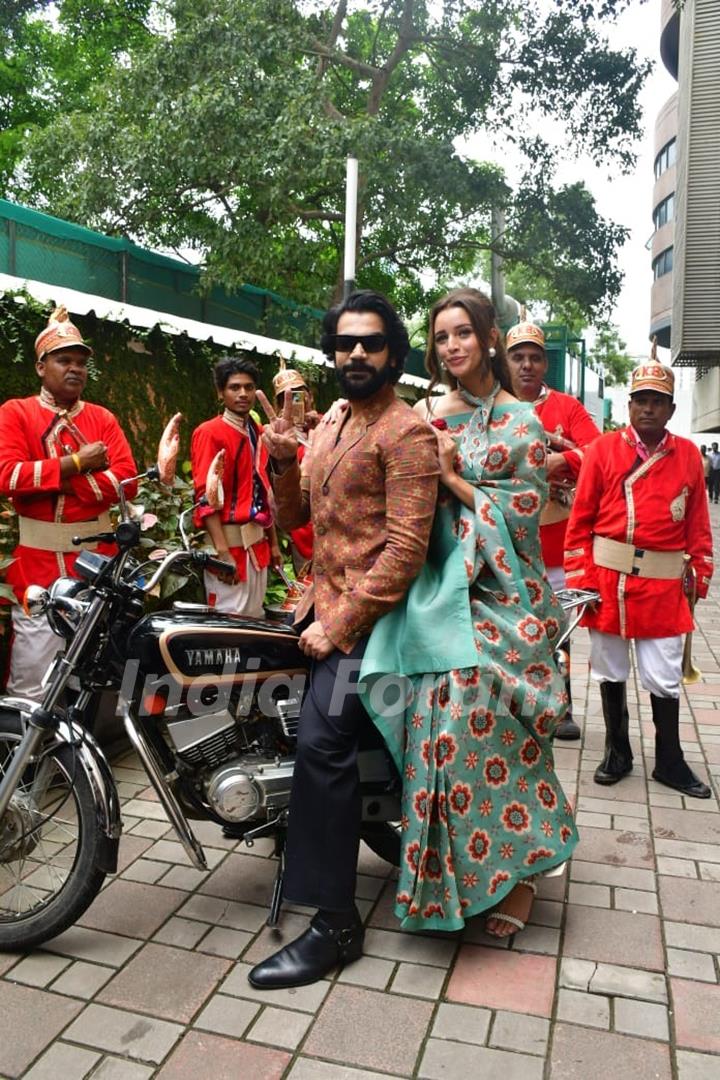 Rajkummar Rao and Triptii Dimri snapped at the trailer launch of Vicky Vidya Ka Woh Wala Video