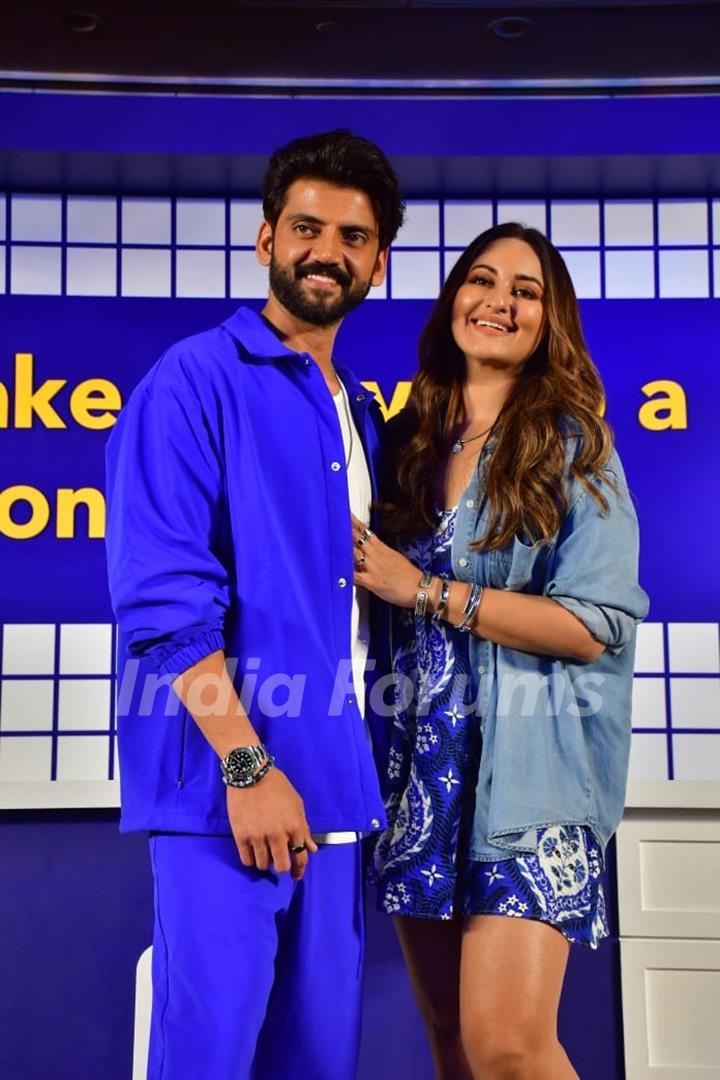 Sonakshi Sinha and Zaheer Iqbal snapped at an event by Booking.com