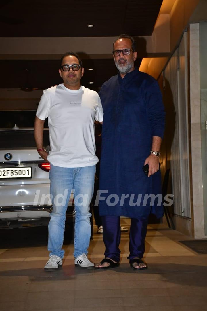 Anand L Rai snapped at Kartik Aaryan's Ganapati pandal