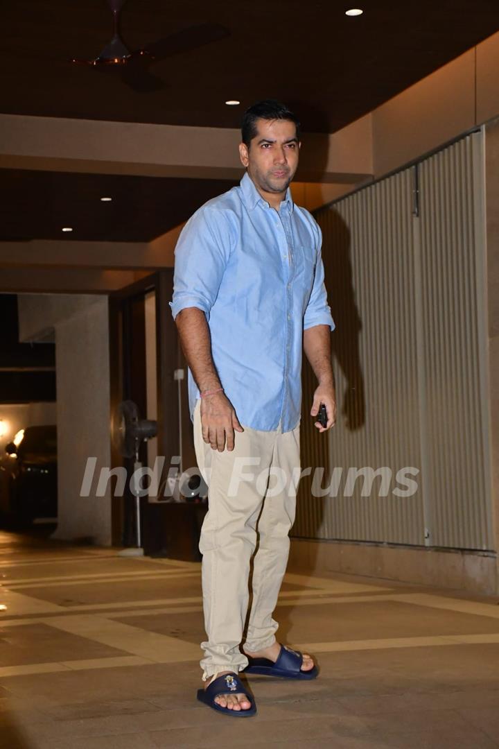 Rohit Dhawan snapped at Kartik Aaryan's Ganapati pandal