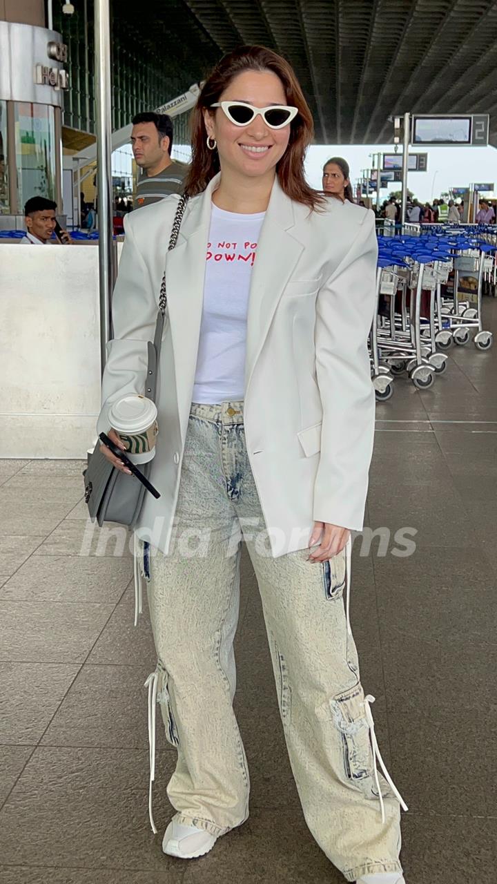 Tamannaah Bhatia snapped at the airport