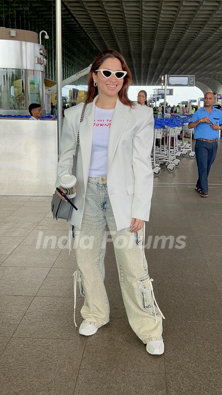 Tamannaah Bhatia snapped at the airport