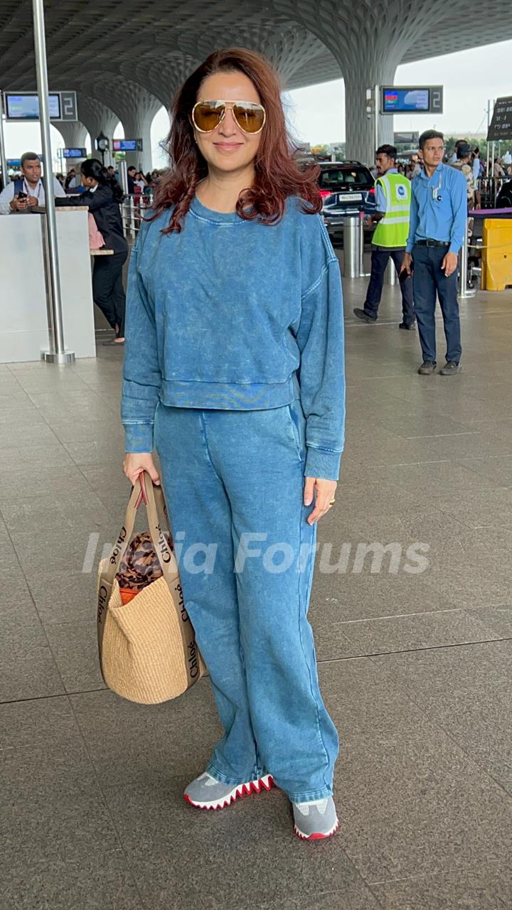 Tisca Chopra snapped at the airport