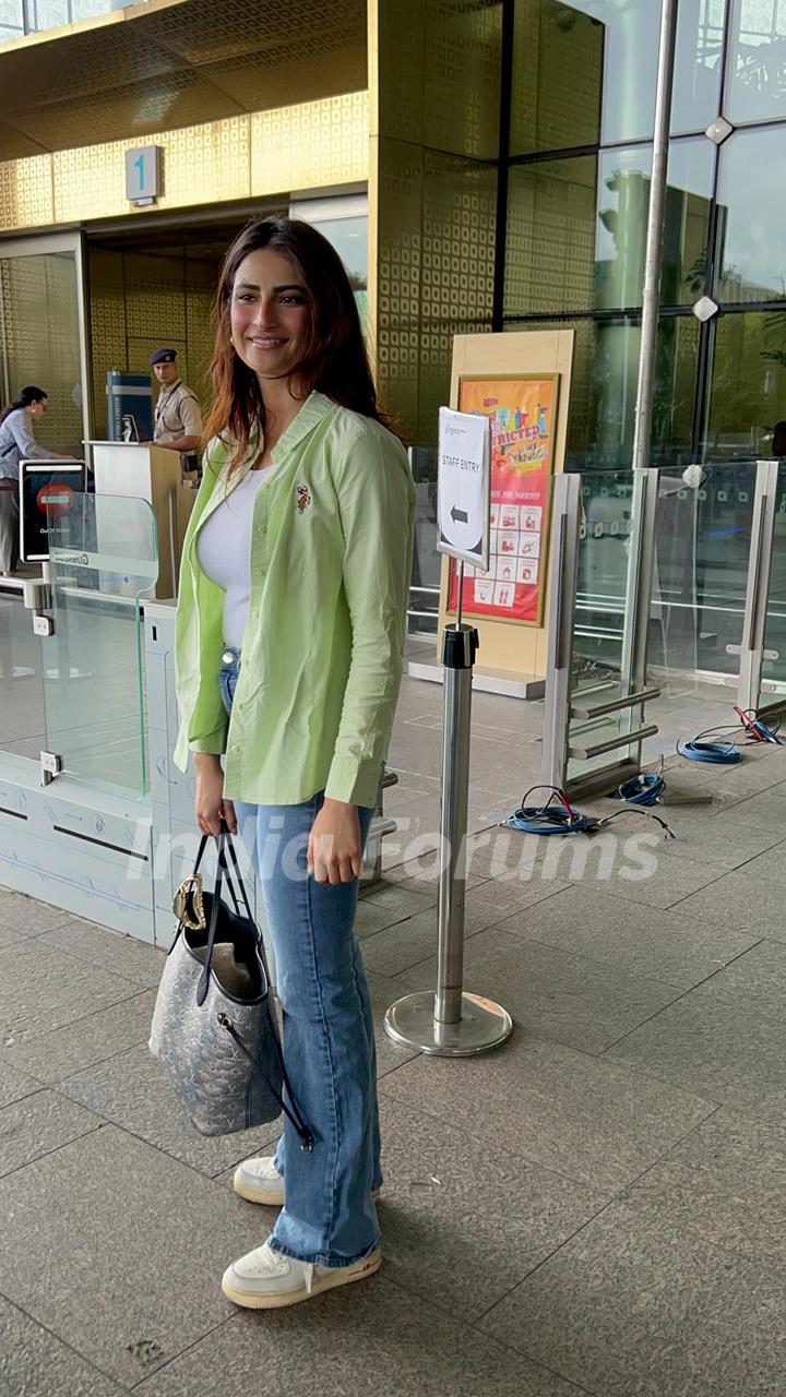 Palak Tiwari snapped at the airport