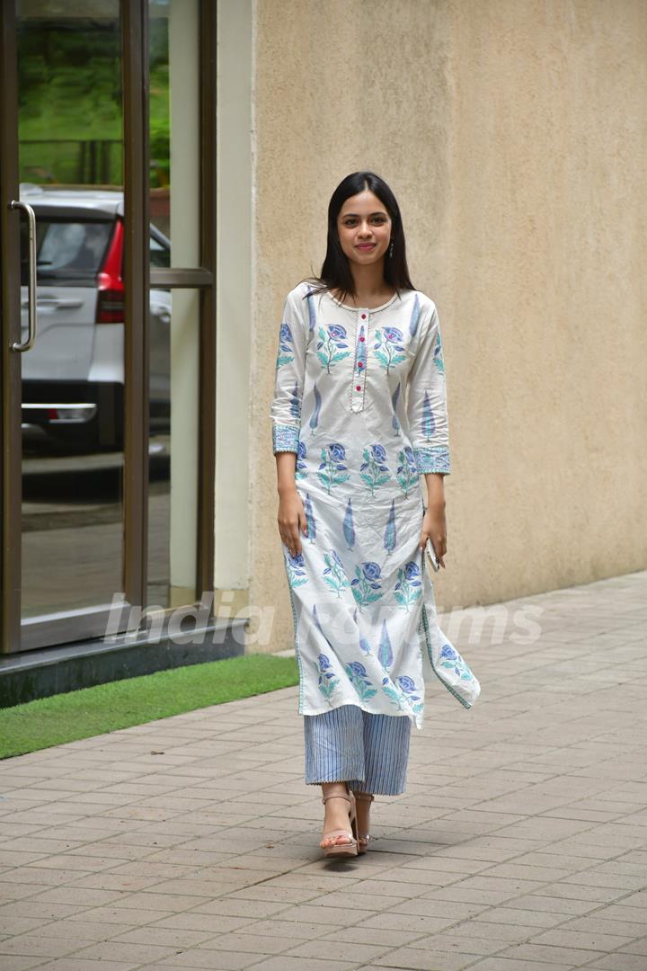 Nitanshi Goel snapped in the city