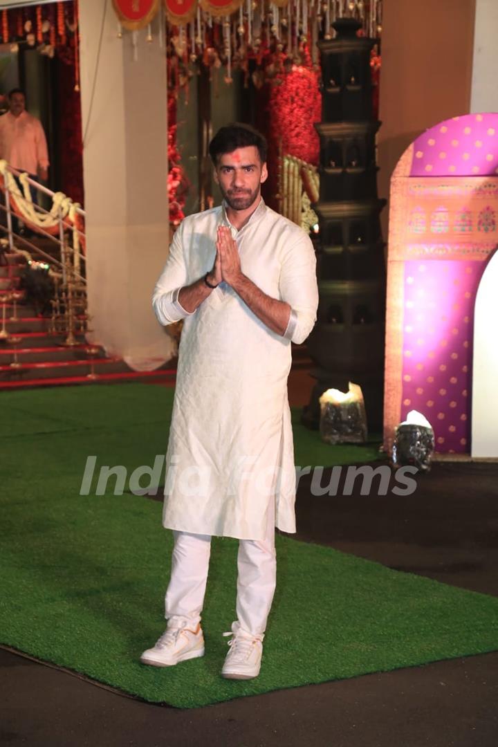 Celebrities snapped at CM’s residence for Ganpati Darshan