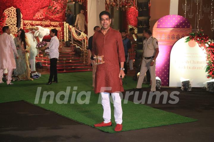 Celebrities snapped at CM’s residence for Ganpati Darshan