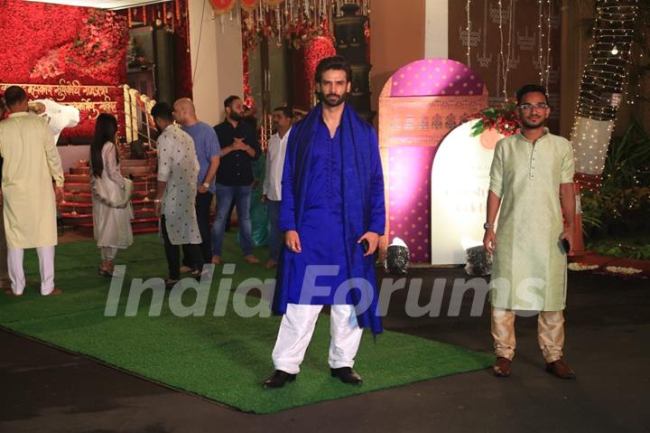 Celebrities snapped at CM’s residence for Ganpati Darshan