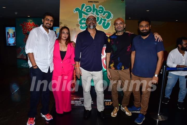 Celebrities snapped at the special live musical performances of their upcoming film 'Kahan Shuru Kahan Khatam'