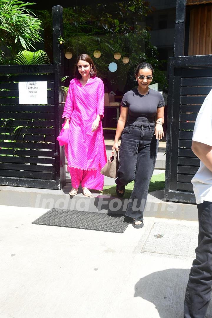 Soha Ali Khan and Patralekhaa snapped in the city