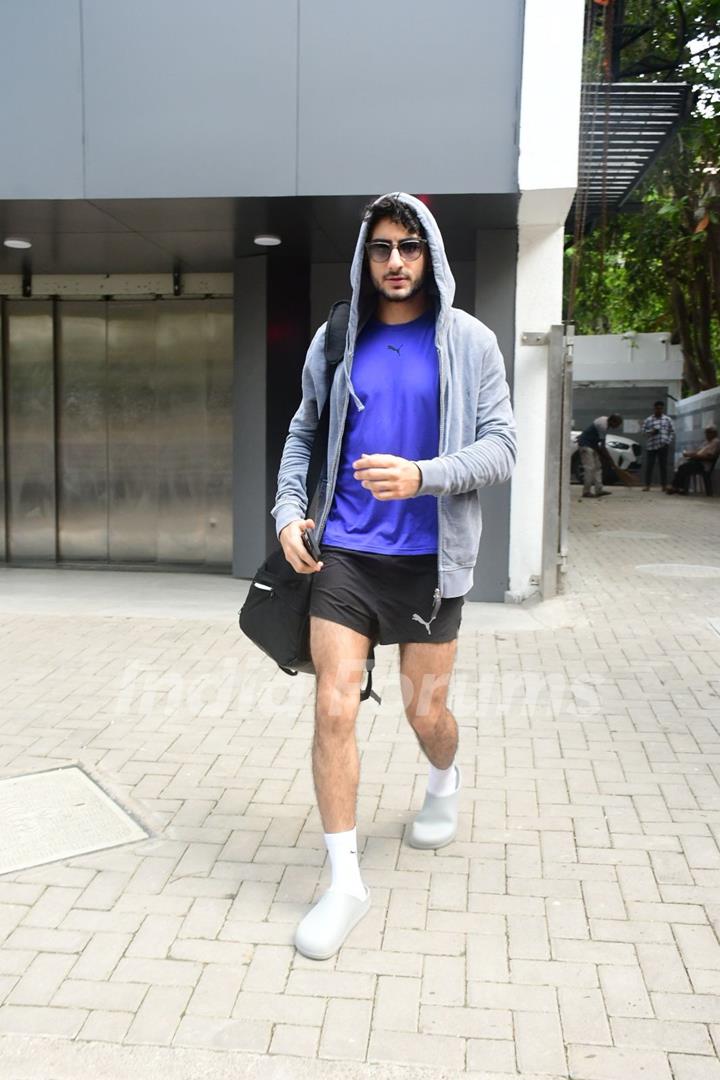 Ibrahim Ali Khan snapped in the city