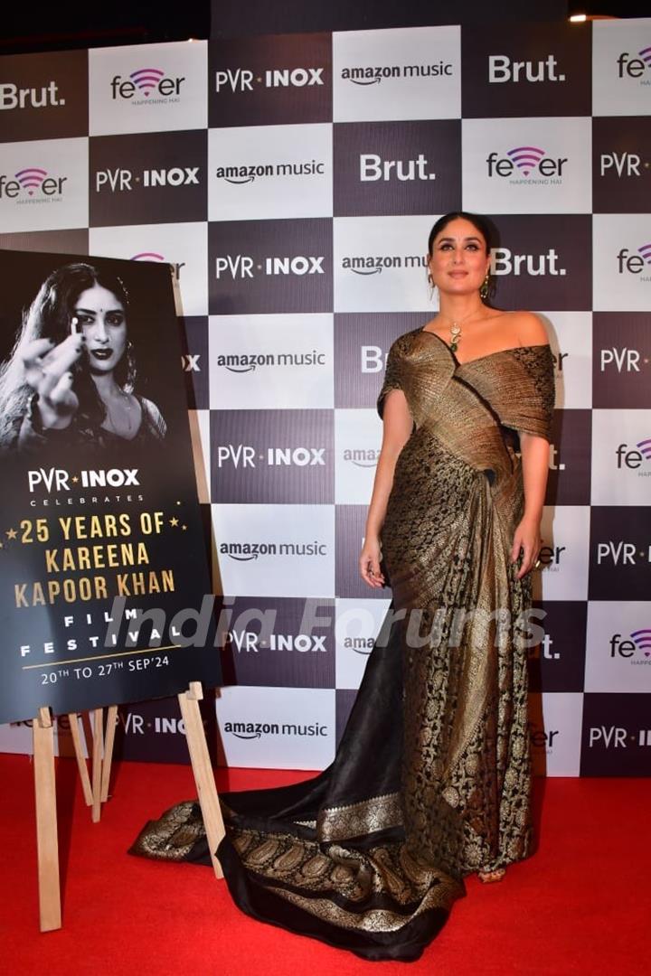 Kareena Kapoor Khan and other celebs snapped at launch of Film Festival celebrating 25 years of her cinematic journey