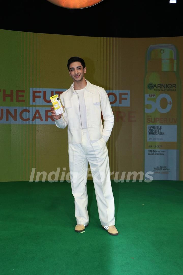 Vedang Raina snapped at Garnier event