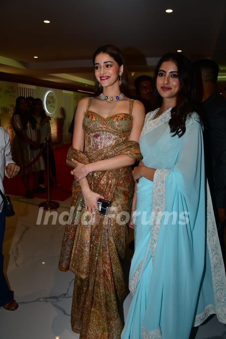 Ananya Panday and Navya Naveli Nanda grace NBT Utsav Award 2024