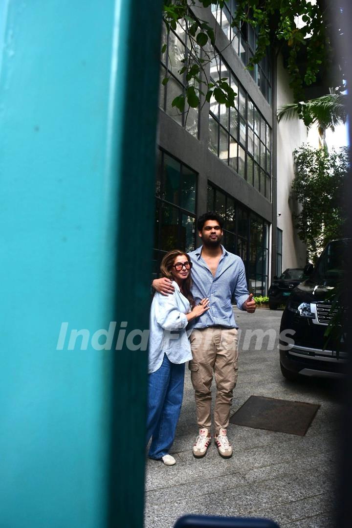 Dimple Kapadia snapped in the city