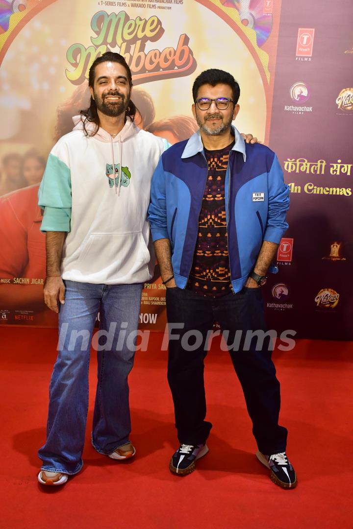 Jigar Saraiya snapped at the song launch of ‘Mere Mehboob’ from their upcoming movie 'Vicky Vidya Ka Woh Wala Video'