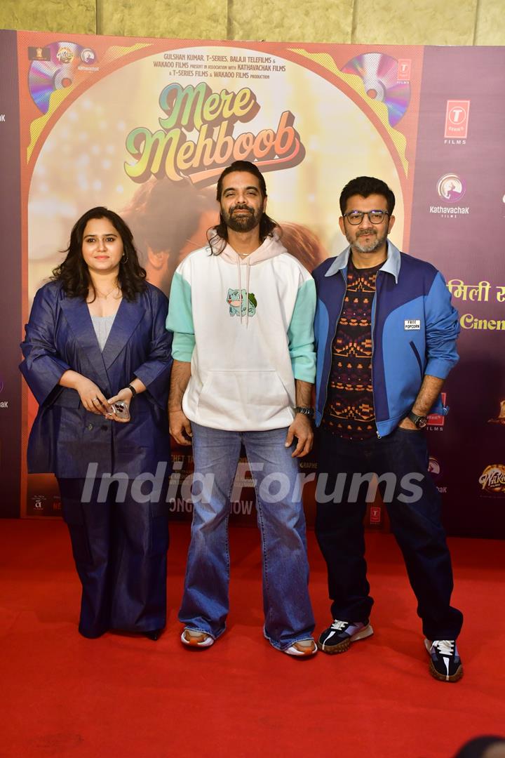 Jigar Saraiya snapped at the song launch of ‘Mere Mehboob’ from their upcoming movie 'Vicky Vidya Ka Woh Wala Video'