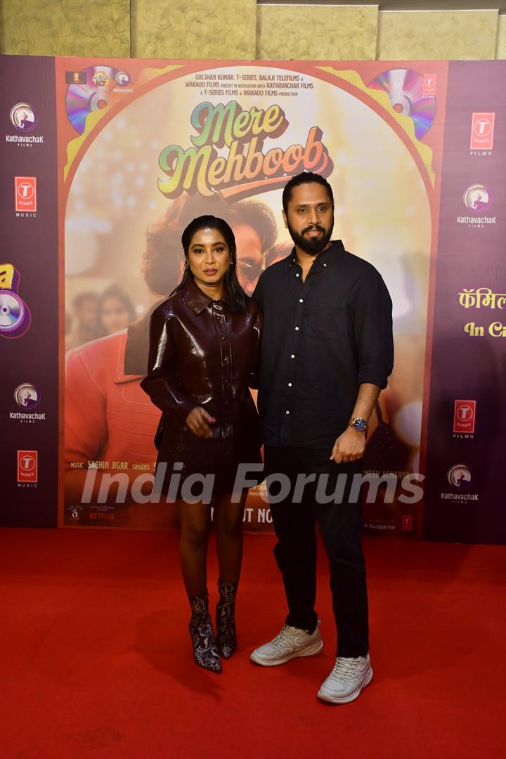 Shilpa Rao snapped at the song launch of ‘Mere Mehboob’ from their upcoming movie 'Vicky Vidya Ka Woh Wala Video'