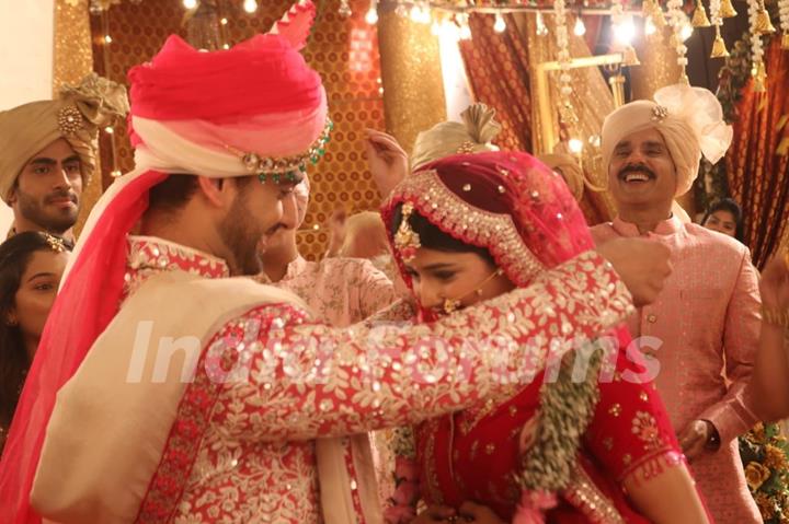 Yeh Rishta Kya Kehlata Hai Armaan and Ruhi Wedding scene 