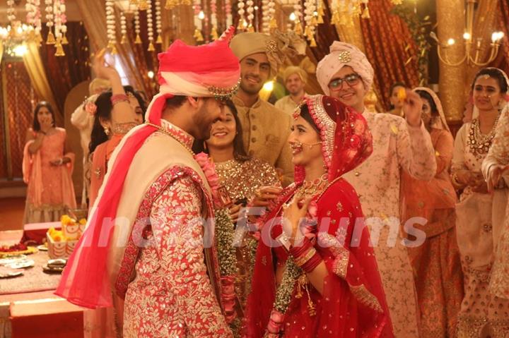 Yeh Rishta Kya Kehlata Hai Armaan and Ruhi Wedding scene 