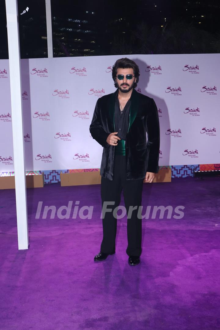 Arjun Kapoor snapped at the Saudi tourism event