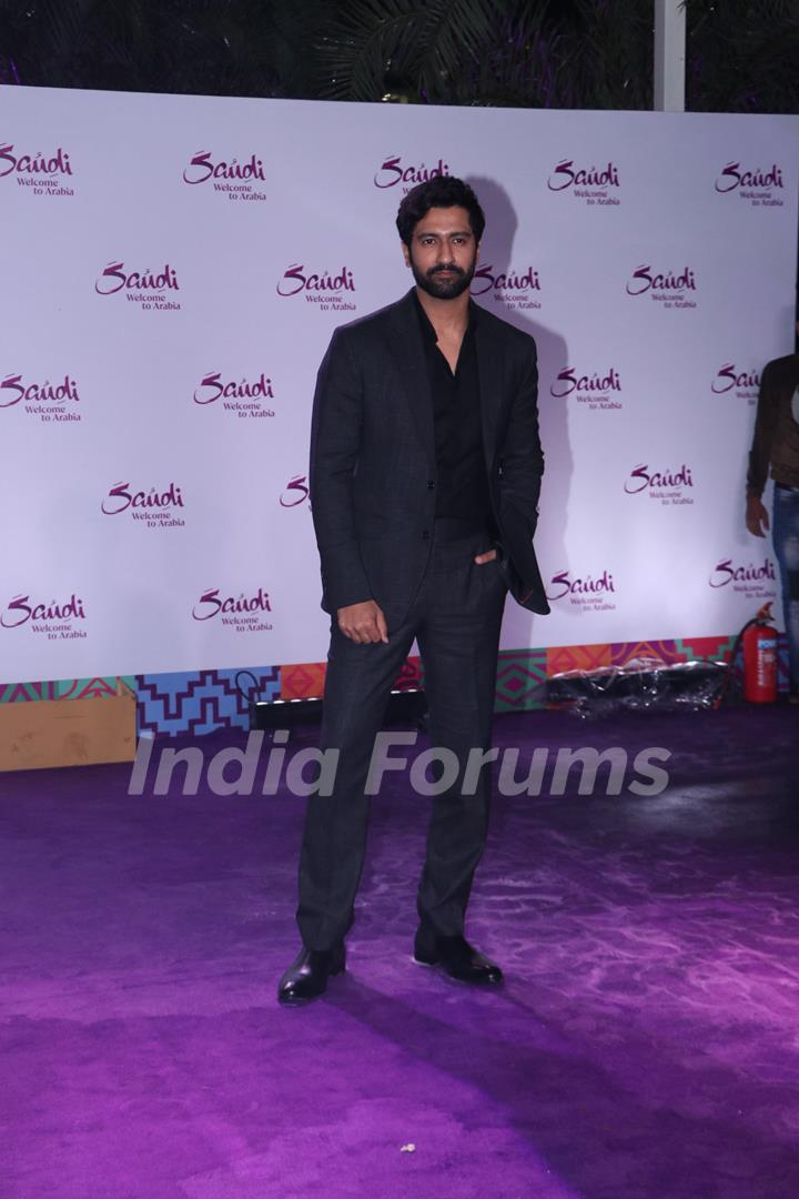 Vicky Kaushal snapped at the Saudi tourism event