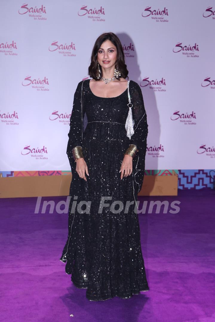 Sonali Bendre snapped at the Saudi tourism event