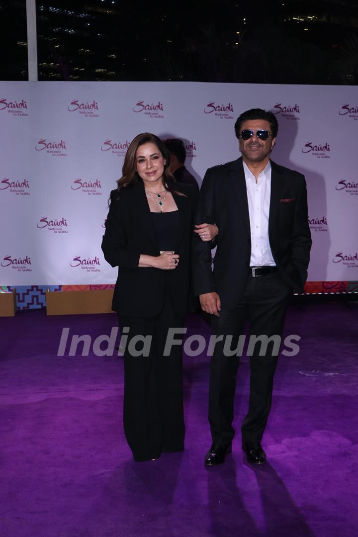 Samir Soni and Neelam Kothari snapped at the Saudi tourism event