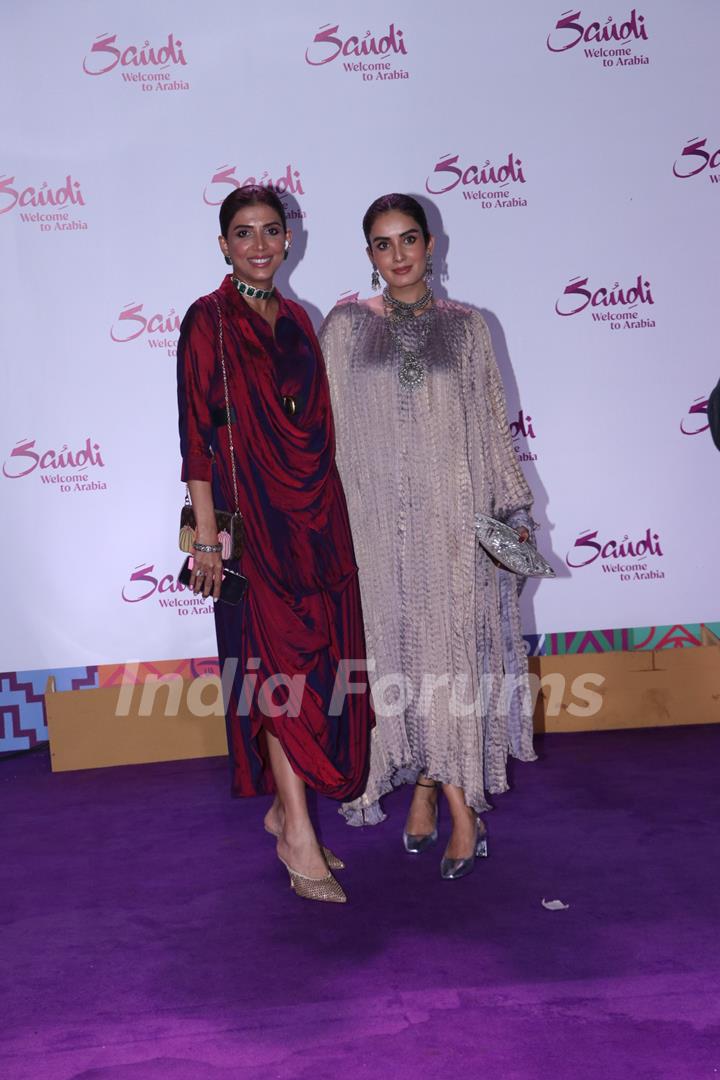 Celebrities snapped at the Saudi tourism event