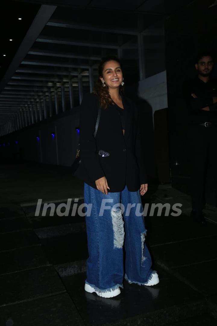 Huma Qureshi snapped in the city