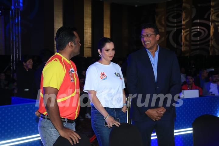 Sania Mirza snapped at Tennis Premier League Season 6 Auctions