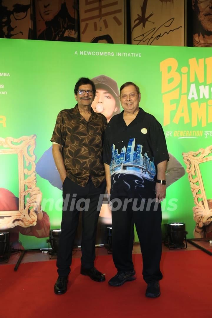 David Dhawan and Anil Dhawan grace the premiere of Binny And Family