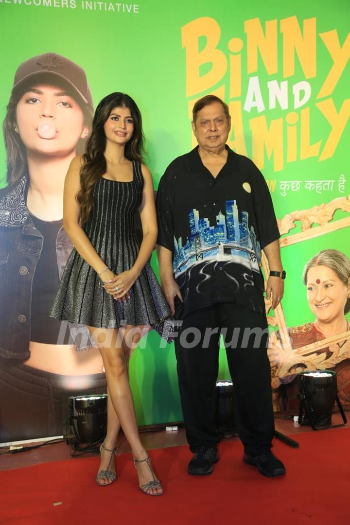 David Dhawan and Anjini Dhawan  grace the premiere of Binny And Family