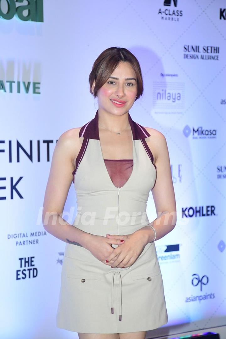 Mahira Sharma snapped at India Design ID Mumbai 2024