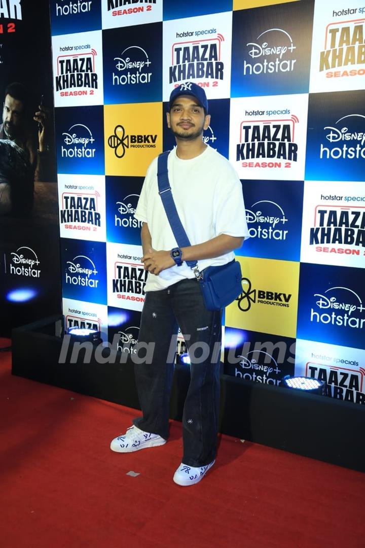 Munawar Faruqui grace the premiere of 'Taaza Khabar season 2'