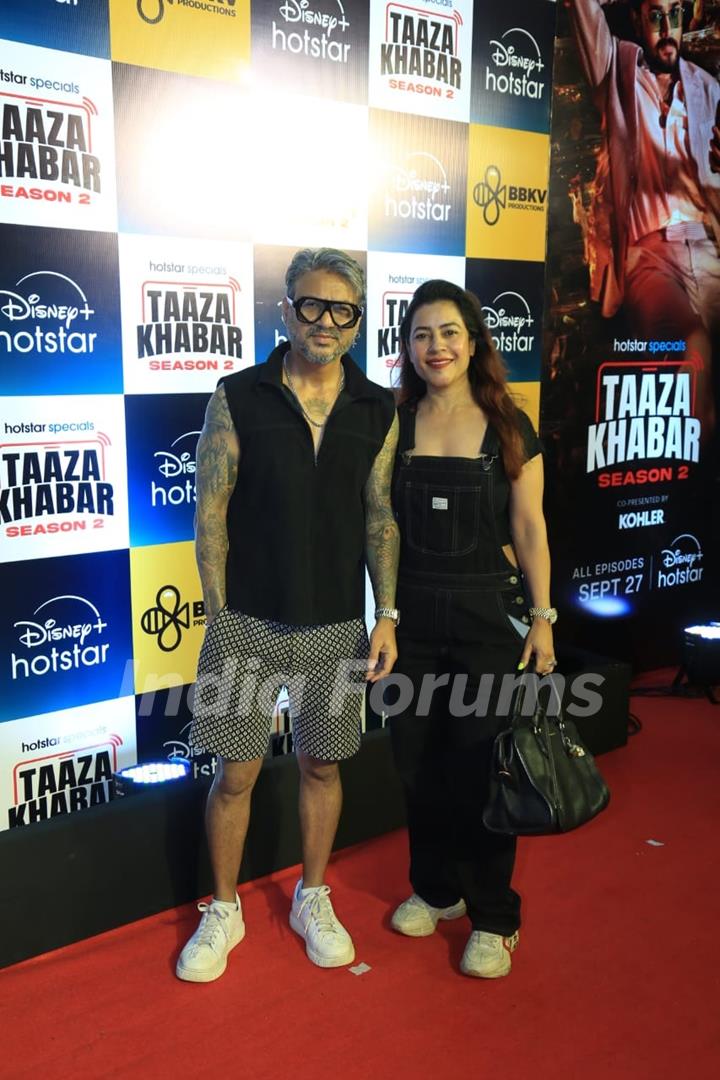 Hakim Aalim grace the premiere of 'Taaza Khabar season 2'