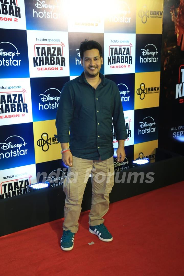 Celebrities grace the premiere of 'Taaza Khabar season 2'