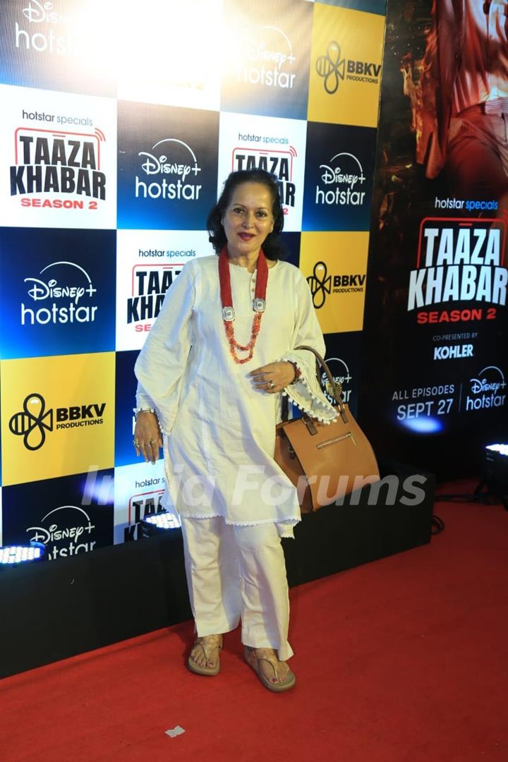 Celebrities grace the premiere of 'Taaza Khabar season 2'