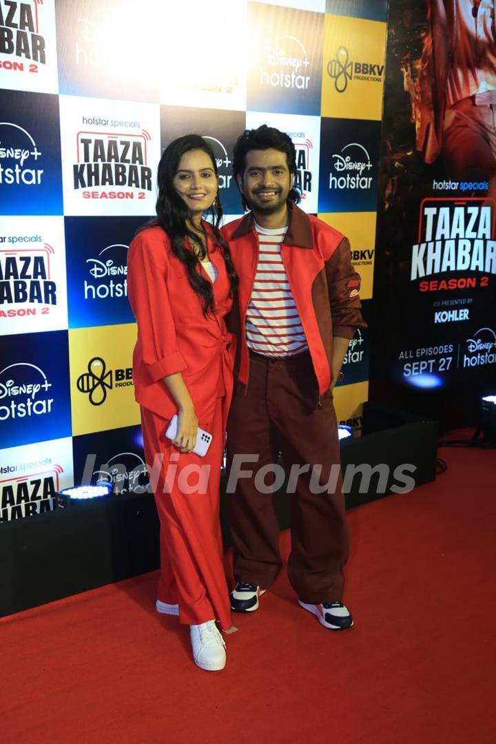 Celebrities grace the premiere of 'Taaza Khabar season 2'