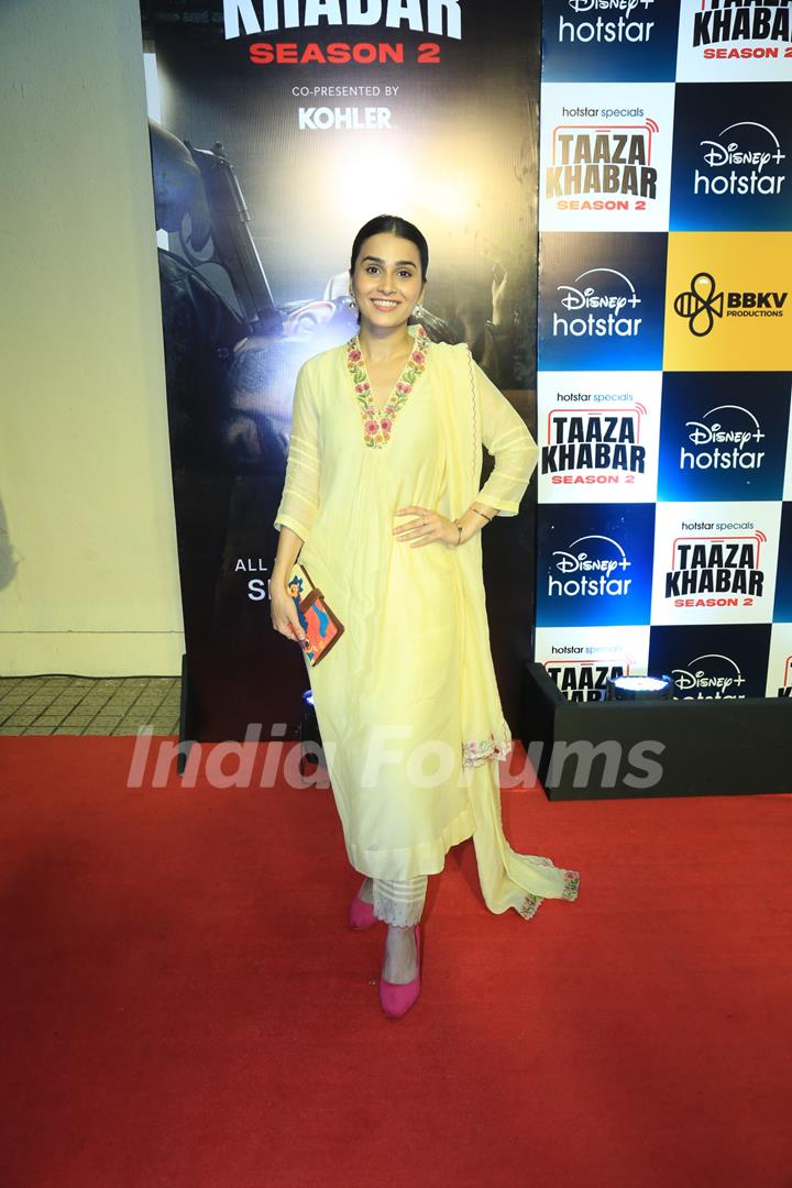 Celebrities grace the premiere of 'Taaza Khabar season 2'