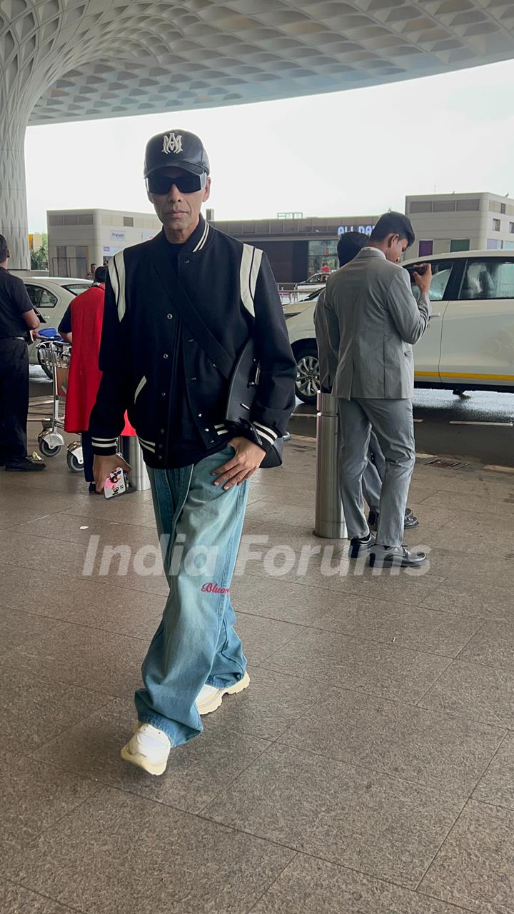 Karan Johar snapped at the airport