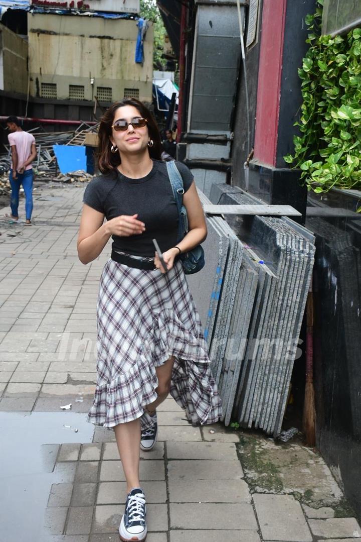 Sharvari Wagh snapped in the city 