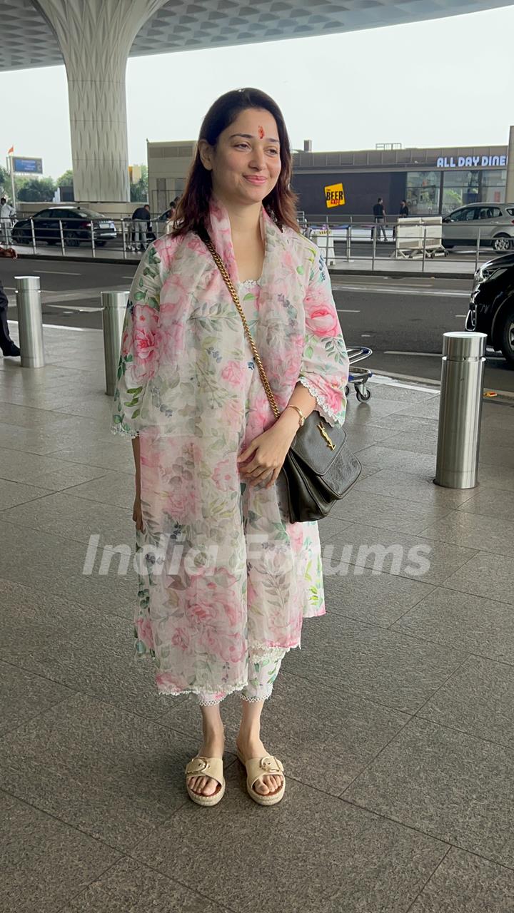 Tamannaah Bhatia snapped at the airport