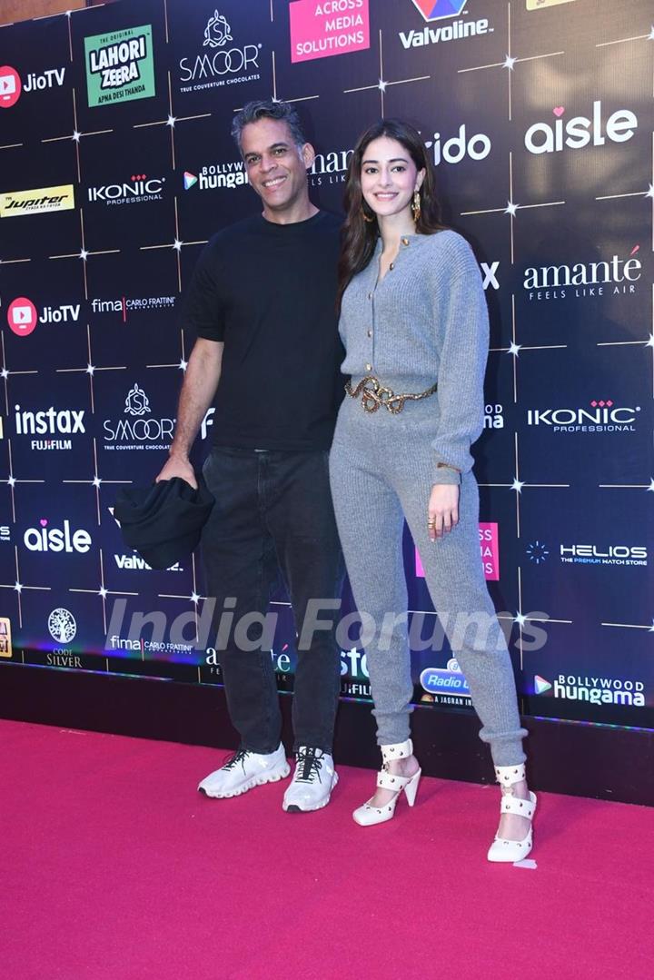 Vikramaditya Motwane and Ananya Panday snapped at the Bollywood Hungama OTT India Fest 