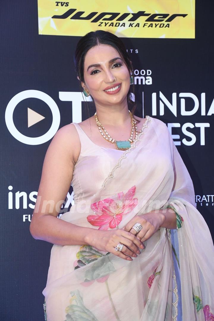 Kanika Dhillon snapped at the Bollywood Hungama OTT India Fest