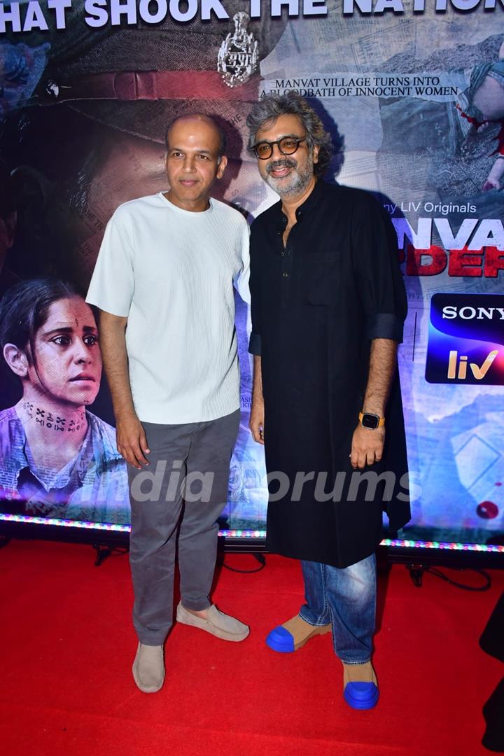 Ashutosh Gowariker grace the premiere of Manvat Murders