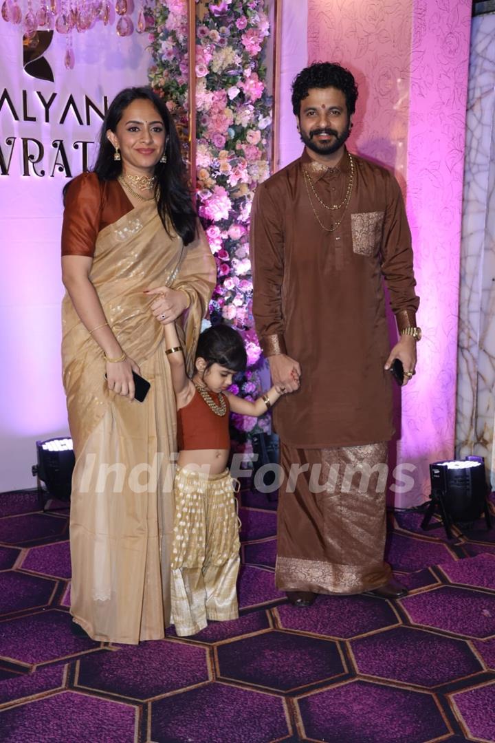 Celebrities snapped at Kalayanaraman Family’s Navrati 2024 celebrations