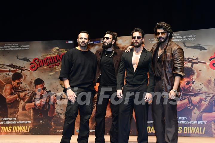 Ajay Devgn, Kareena Kapoor Khan, Tiger Shroff, Ranveer Singh, Arjun Kapoor, Rohit Shetty and other celebs grace the trailer launch of ‘Singham Again’