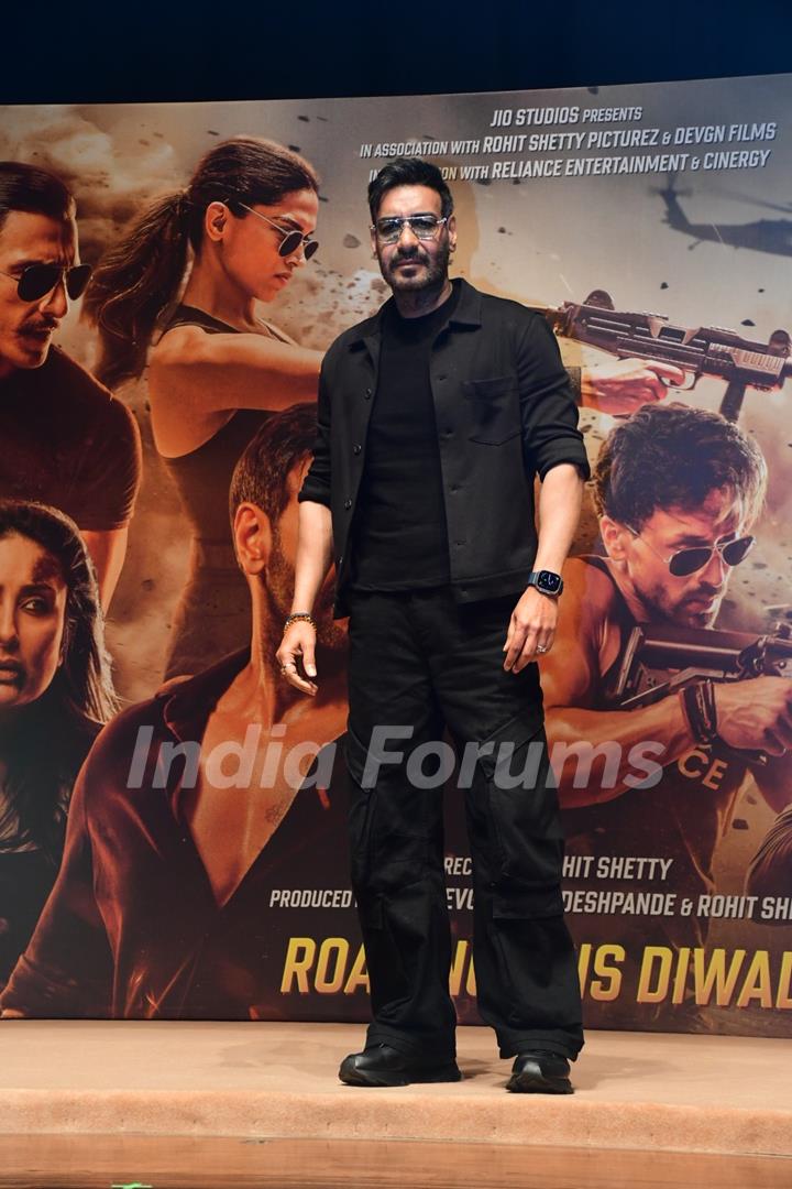 Ajay Devgn, Kareena Kapoor Khan, Tiger Shroff, Ranveer Singh, Arjun Kapoor, Rohit Shetty and other celebs grace the trailer launch of ‘Singham Again’